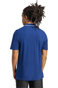 adidas polo manga larga hombre ESSENTIALS SMALL LOGO PIQUE vista trasera