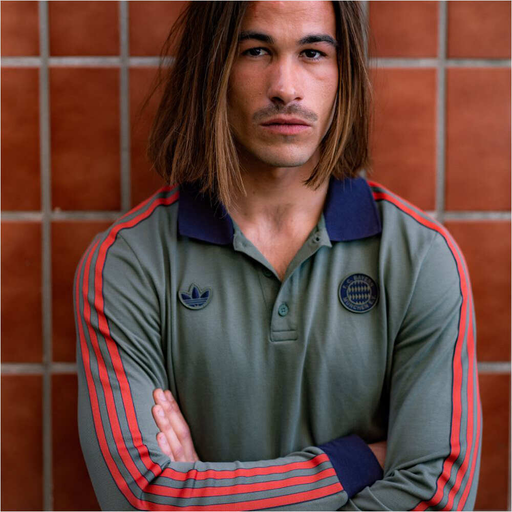 adidas polo manga larga hombre FCB ICON POLO 05