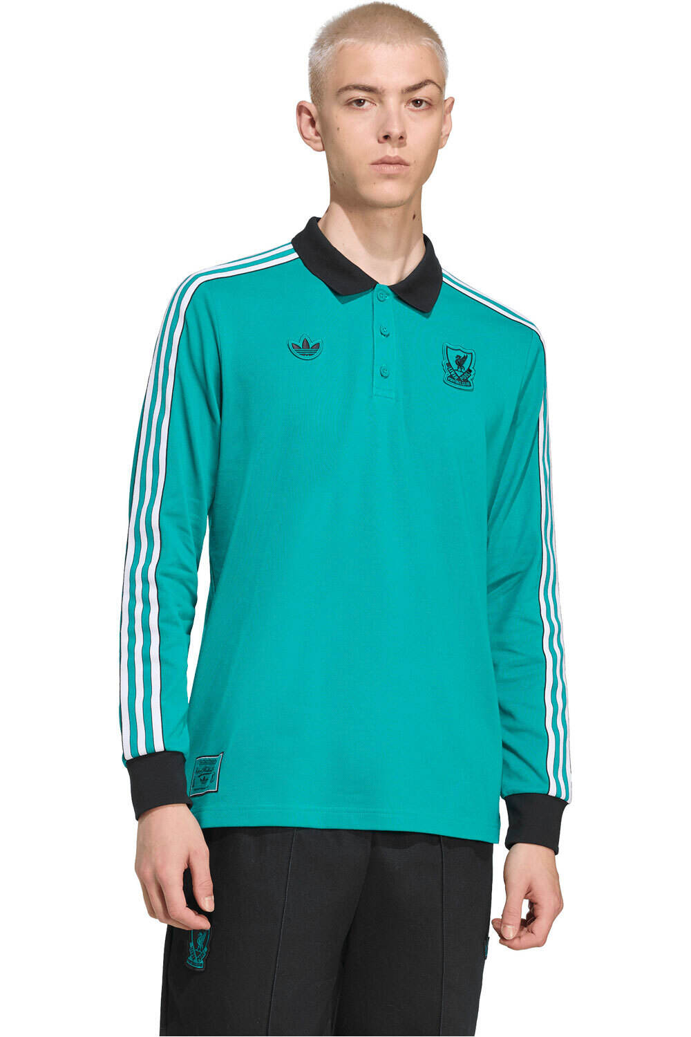 adidas polo manga larga hombre LFC ICON POLO vista frontal