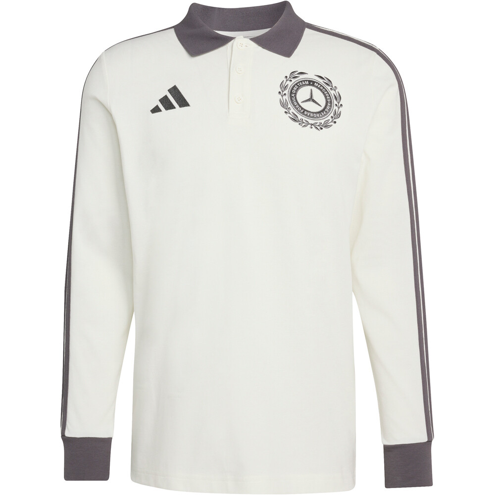 adidas polo manga larga hombre MERCEDES-AMG PETRONAS F1 SILVER ARROW 04