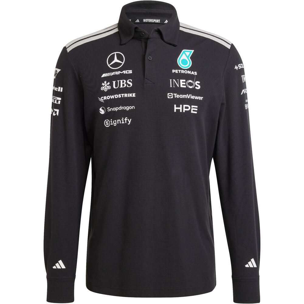 adidas polo manga larga hombre MERCEDES-AMG PETRONAS F1 TEAM POLO 04