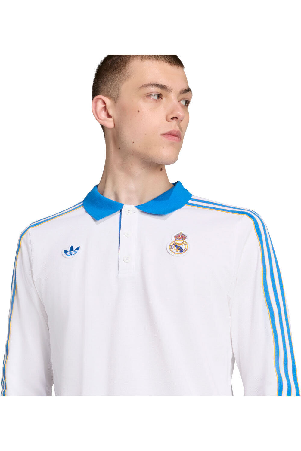 adidas polo manga larga hombre REAL ICON POLO vista detalle