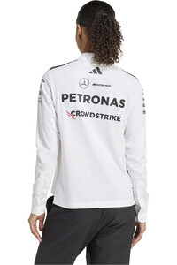 adidas polo manga larga mujer MERCEDES AMG PETRONAS F1 TEAM vista trasera