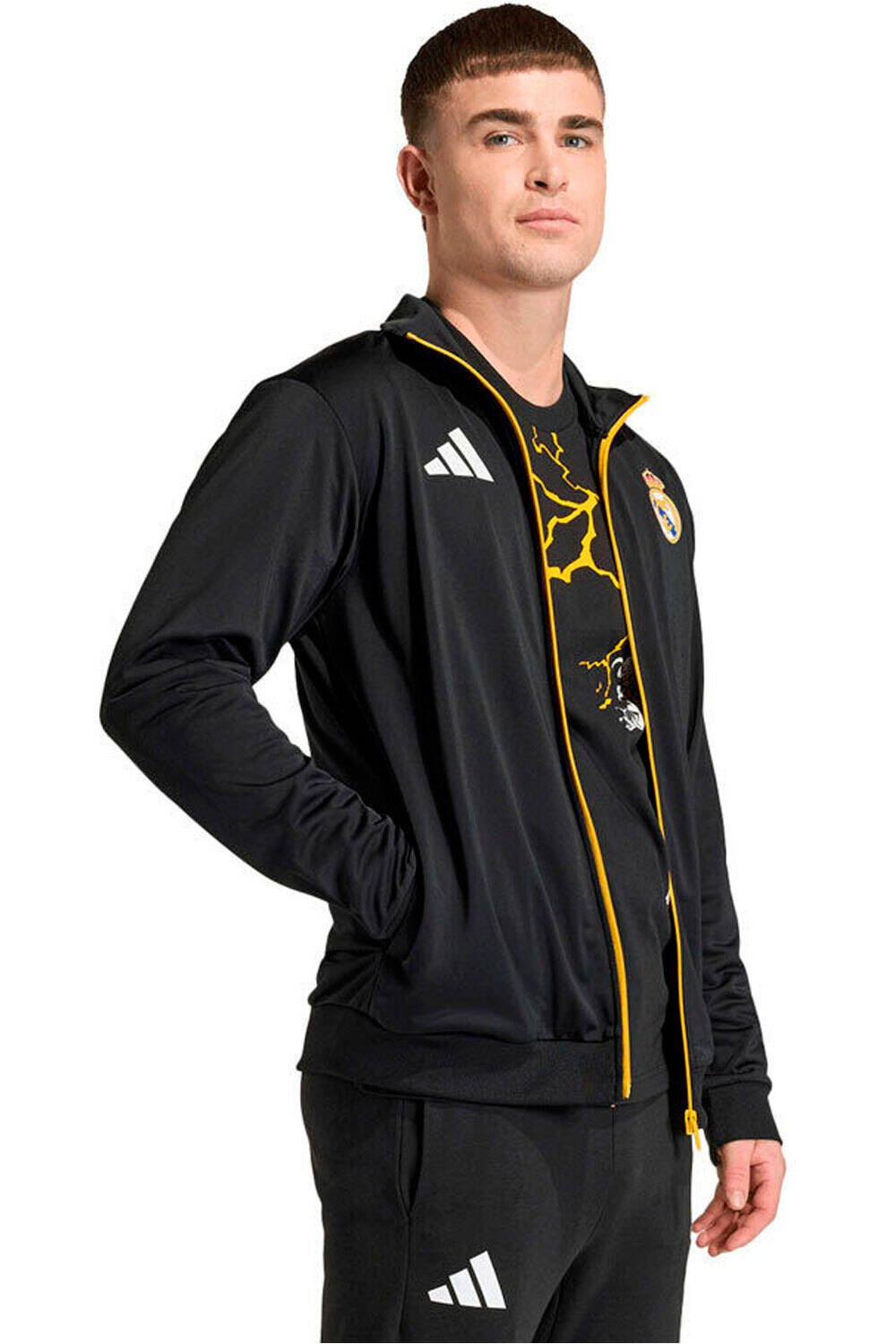 adidas sudadera entrenamiento fútbol ADIDAS REAL MADRID AVENGERS vista frontal