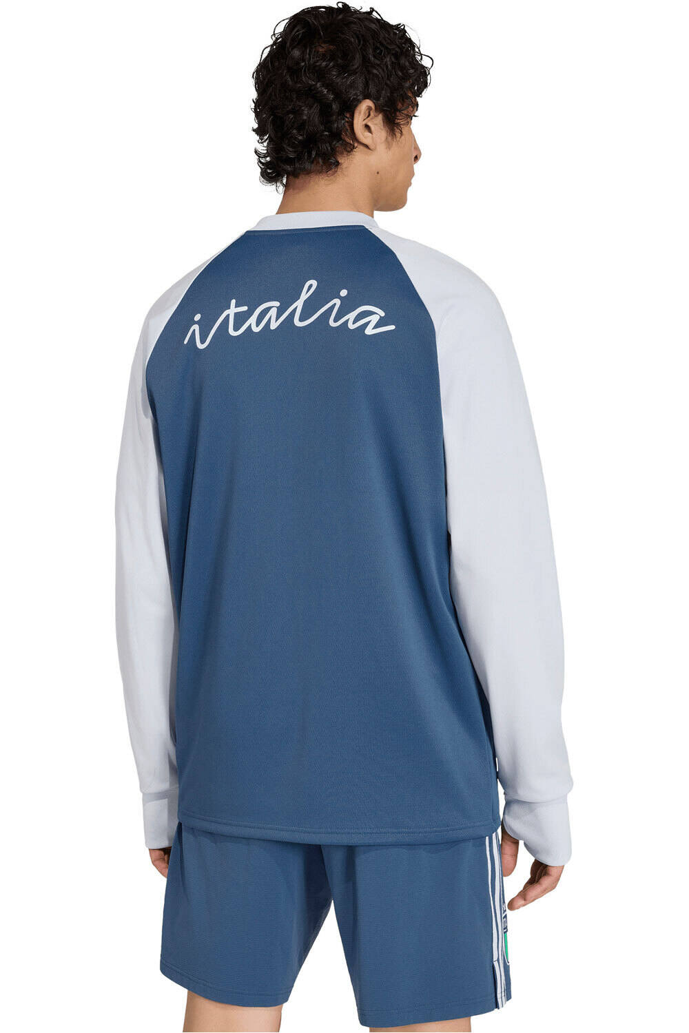 adidas sudadera entrenamiento fútbol CALENTAMIENTO ITALIA 26 2 EQUIPACIN vista trasera