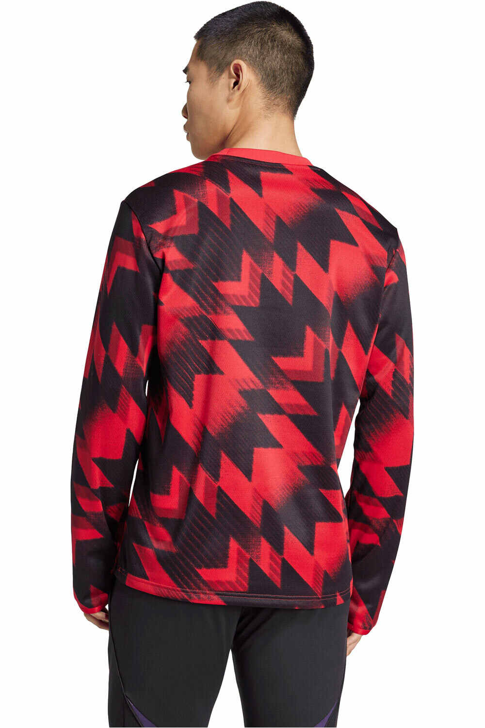 adidas sudadera entrenamiento fútbol CALENTAMIENTO MANCHESTER U 25/26 vista trasera