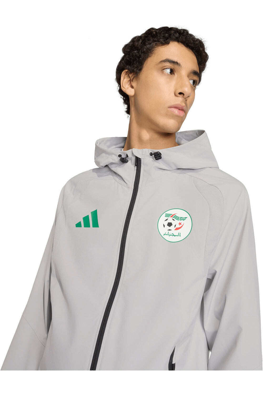 adidas sudadera entrenamiento fútbol CORTAVIENTOS ARGELIA TIRO TECH vista detalle