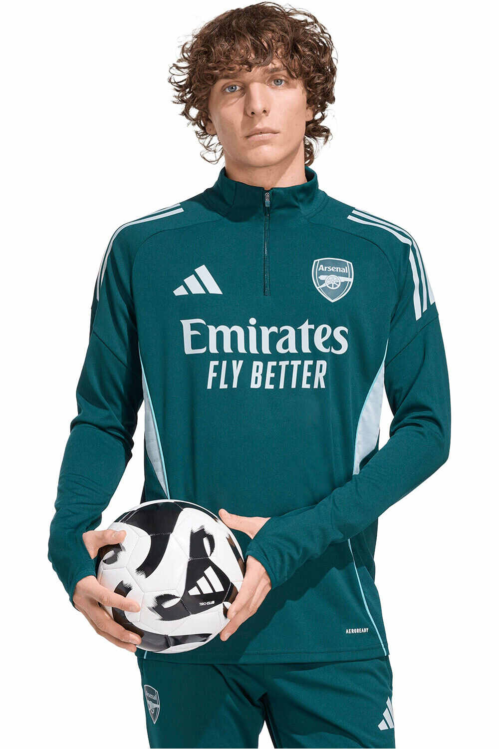 adidas sudadera entrenamiento fútbol ENTRENAMIENTO ARSENAL TIRO 25 COMPET vista frontal