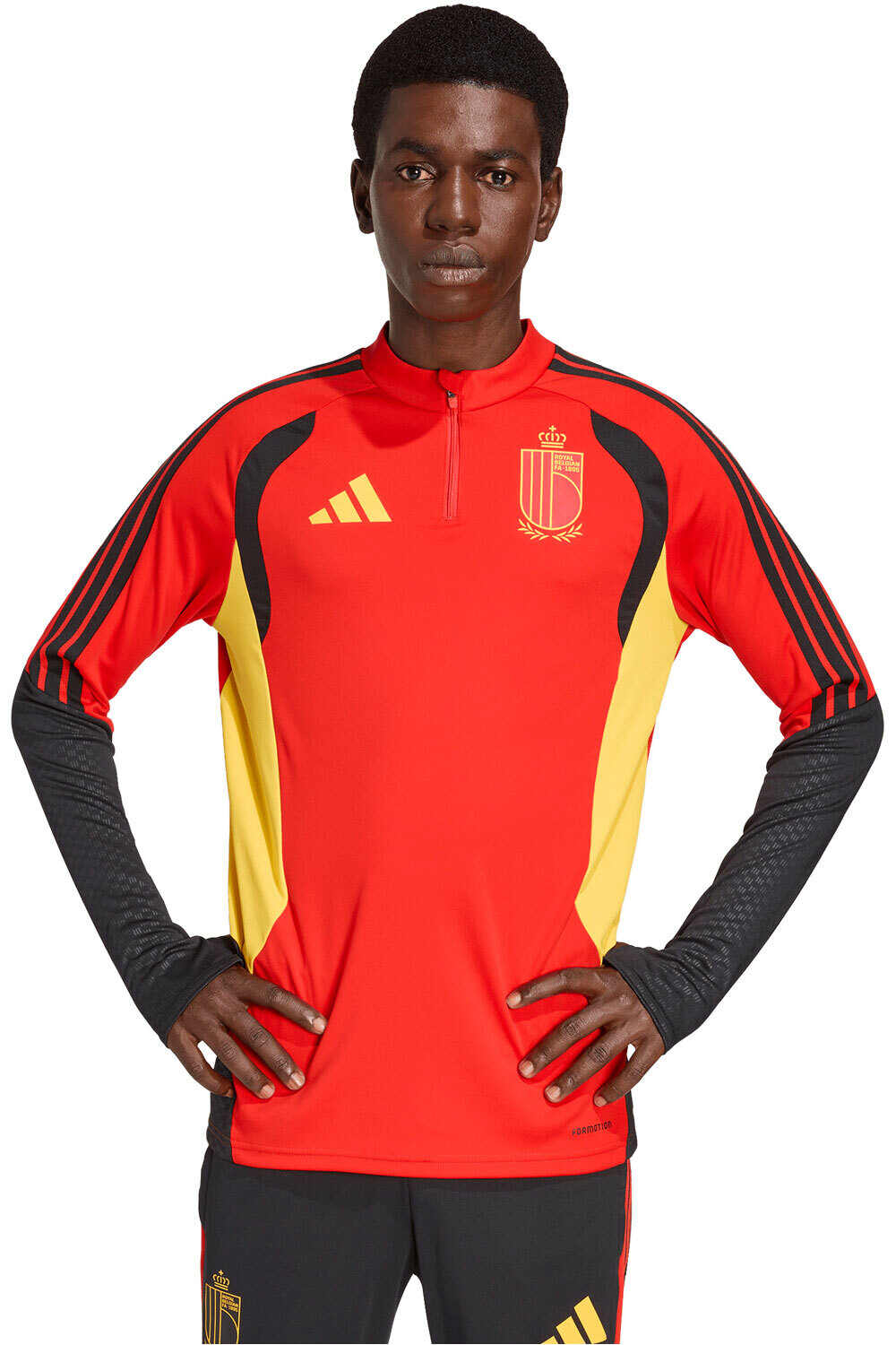 adidas sudadera entrenamiento fútbol ENTRENAMIENTO BLGICA 26 TIRO vista frontal