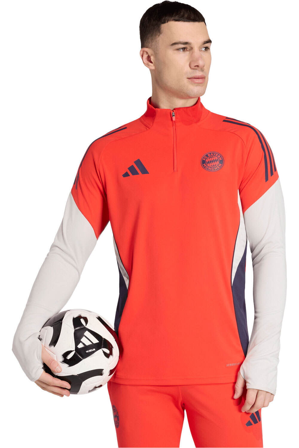 adidas sudadera entrenamiento fútbol ENTRENAMIENTO FC BAYERN TIRO25 COMPET vista frontal