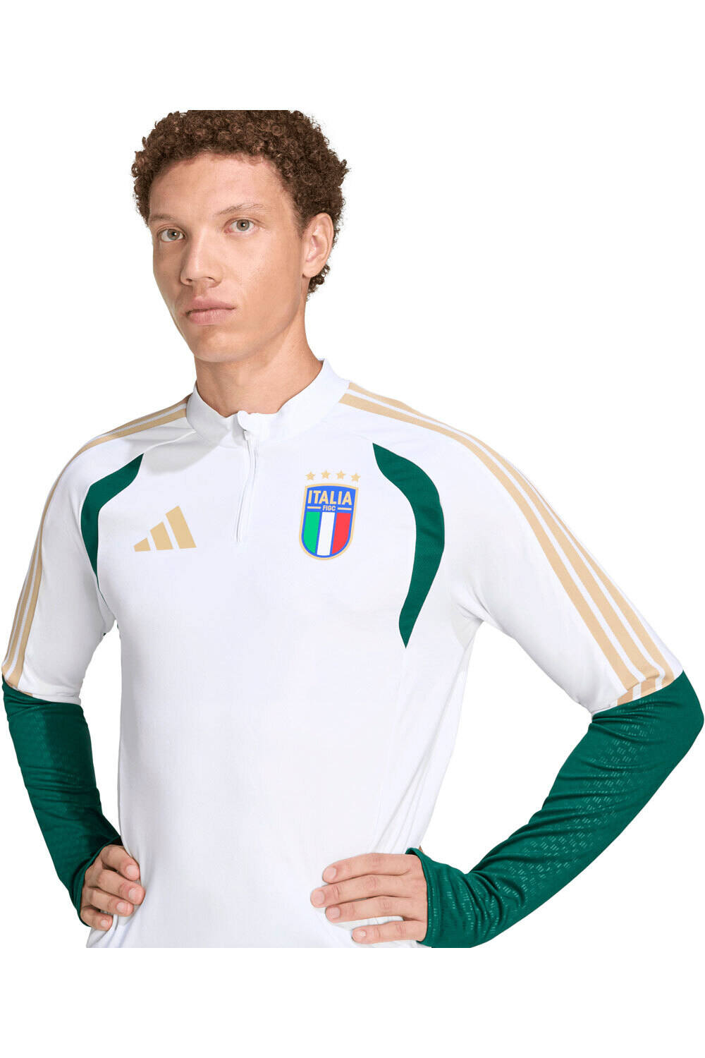 adidas sudadera entrenamiento fútbol ENTRENAMIENTO ITALIA 26 TIRO vista detalle