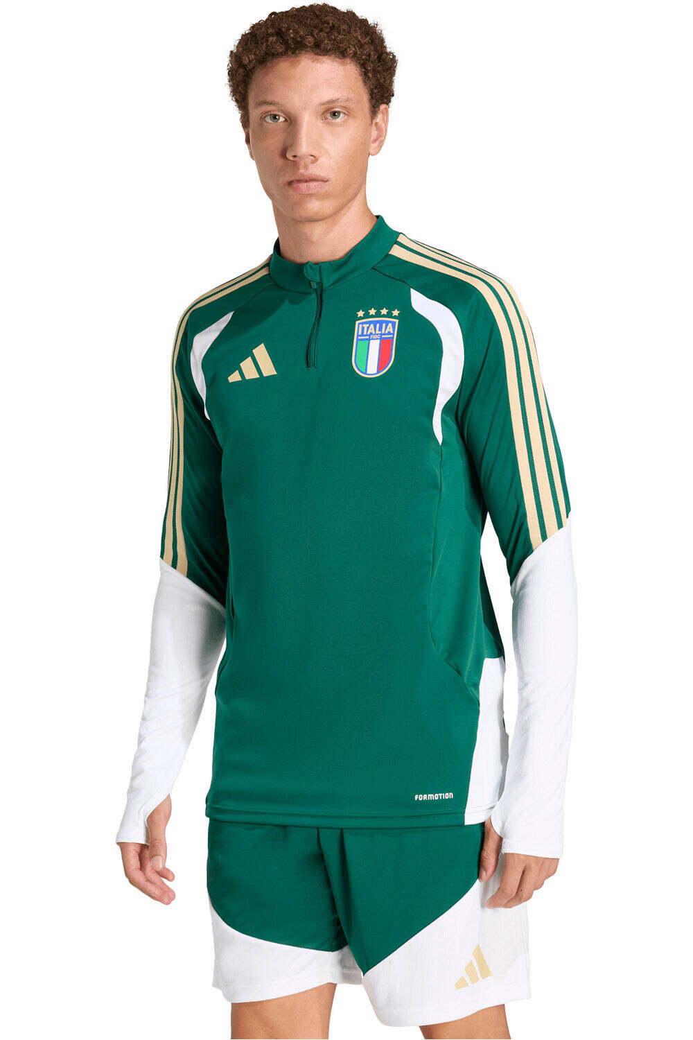 adidas sudadera entrenamiento fútbol ENTRENAMIENTO ITALIA 26 TIRO vista frontal