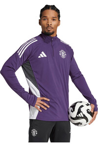 adidas sudadera entrenamiento fútbol ENTRENAMIENTO MANCHESTER U TIRO 25 vista detalle