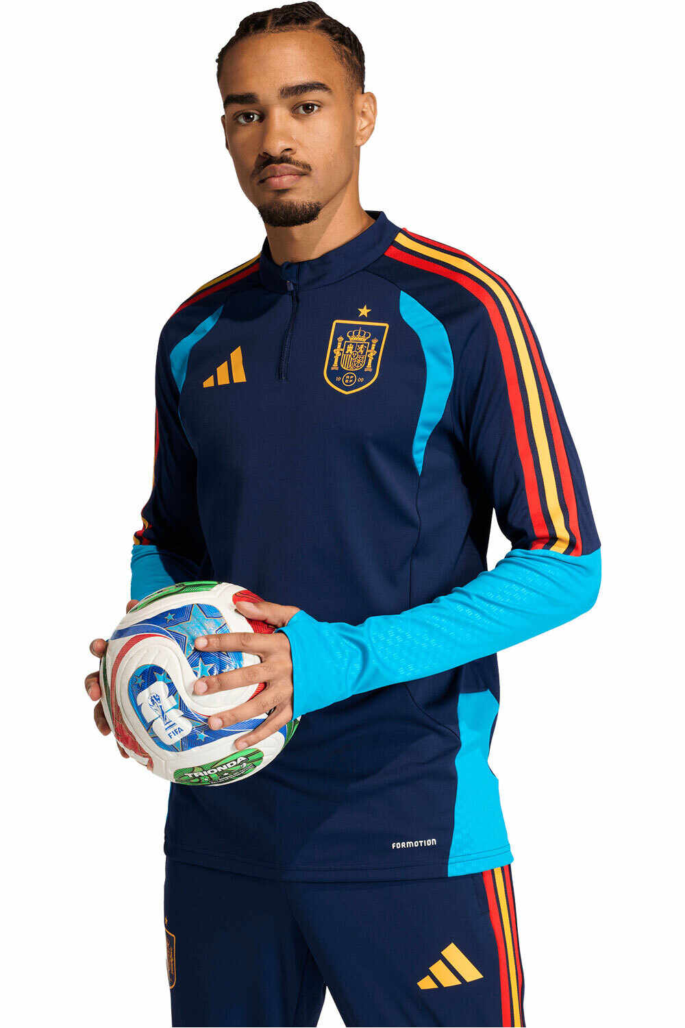 adidas sudadera entrenamiento fútbol ENTRENAMIENTO TIRO ESPAA 26 vista frontal
