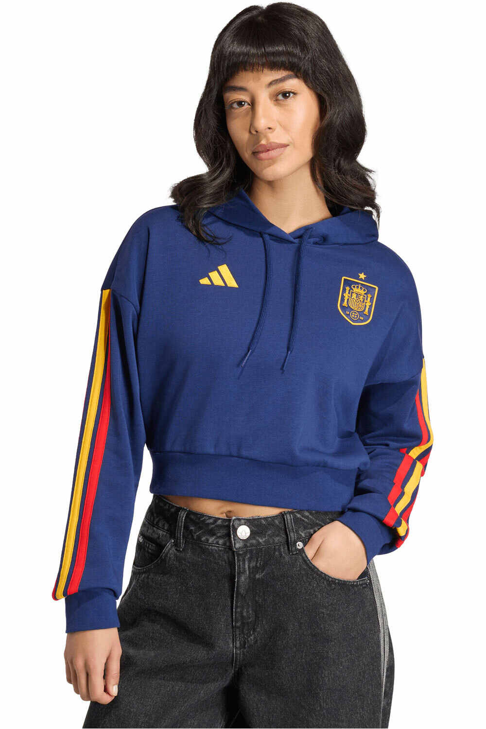 adidas sudadera entrenamiento fútbol ESPAA 26 DNA vista frontal