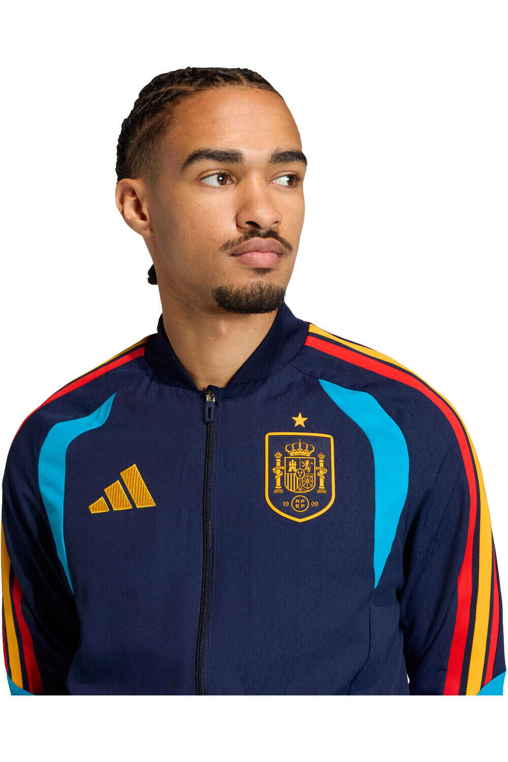 adidas sudadera entrenamiento fútbol ESPAA 26 PRE JKT MNAZ vista detalle