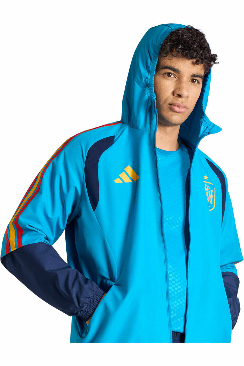 adidas sudadera entrenamiento fútbol ESPAA 26 TIRO ALL WEATHER vista detalle