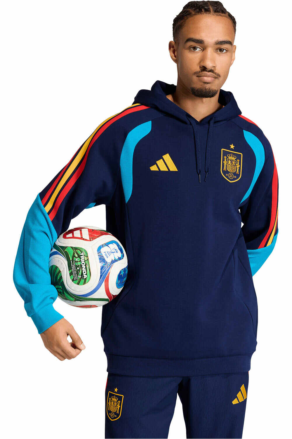 adidas sudadera entrenamiento fútbol ESPAA 26 TIRO vista frontal