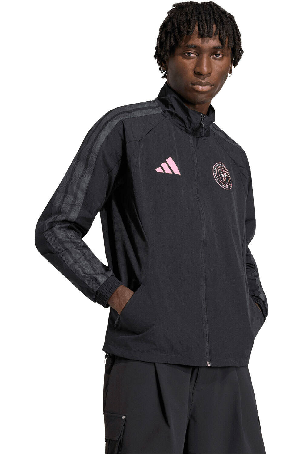 adidas sudadera entrenamiento fútbol HIMNO INTER MIAMI CF vista frontal