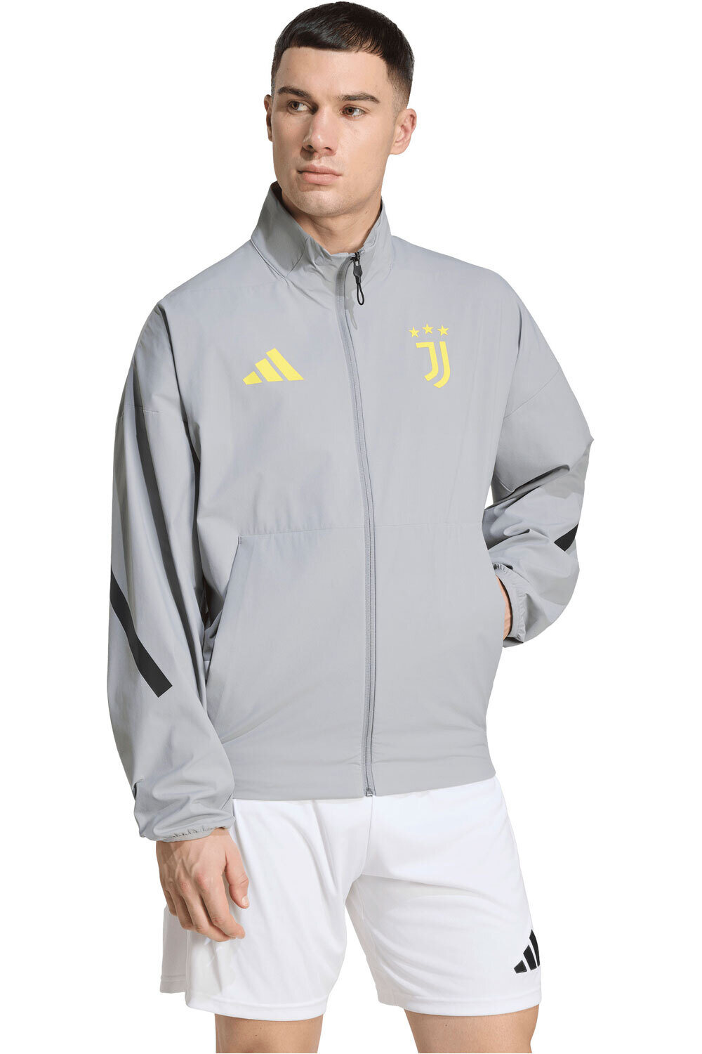 adidas sudadera entrenamiento fútbol HIMNO JUVENTUS FC Z.N.E. vista frontal