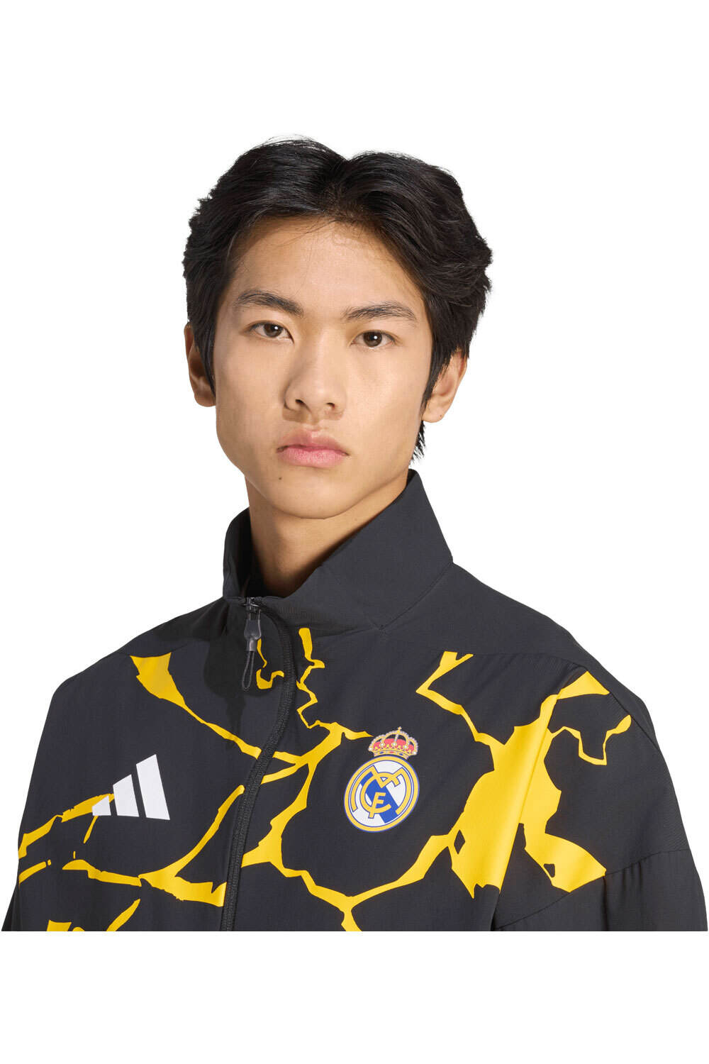 adidas sudadera entrenamiento fútbol HIMNO REAL MADRID AVENGERS Z.N.E. vista detalle