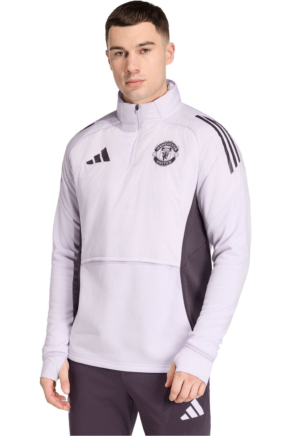 adidas sudadera entrenamiento fútbol INVIERNO TIRO 25 MANCHESTER U vista frontal