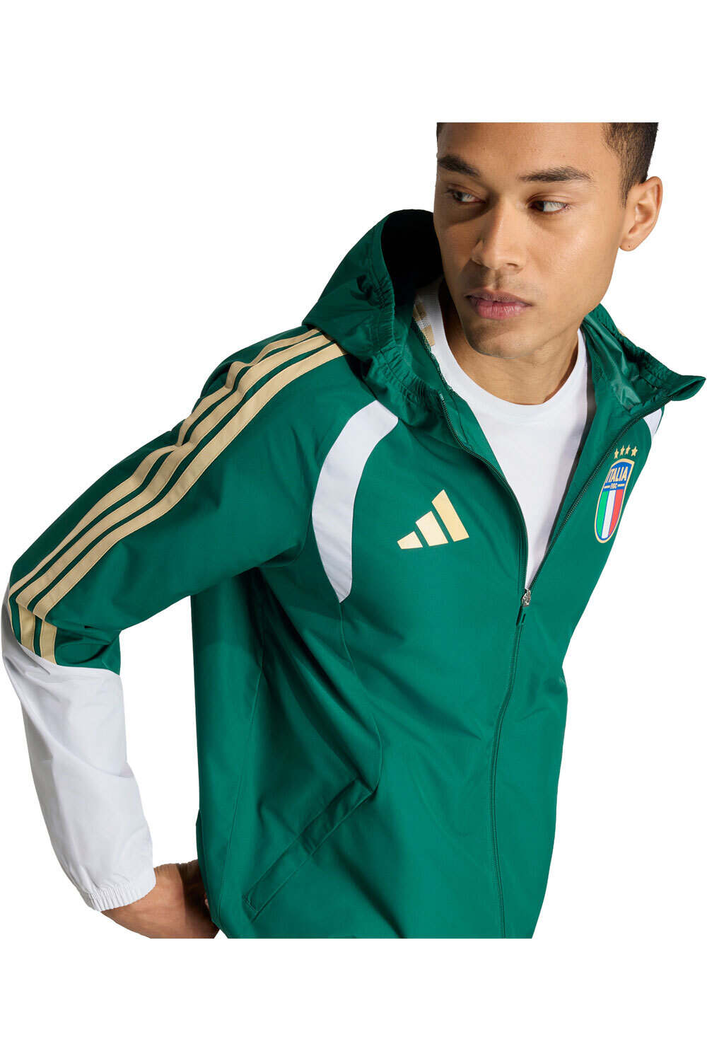 adidas sudadera entrenamiento fútbol ITALIA 26 TIRO ALLWEATHER vista detalle