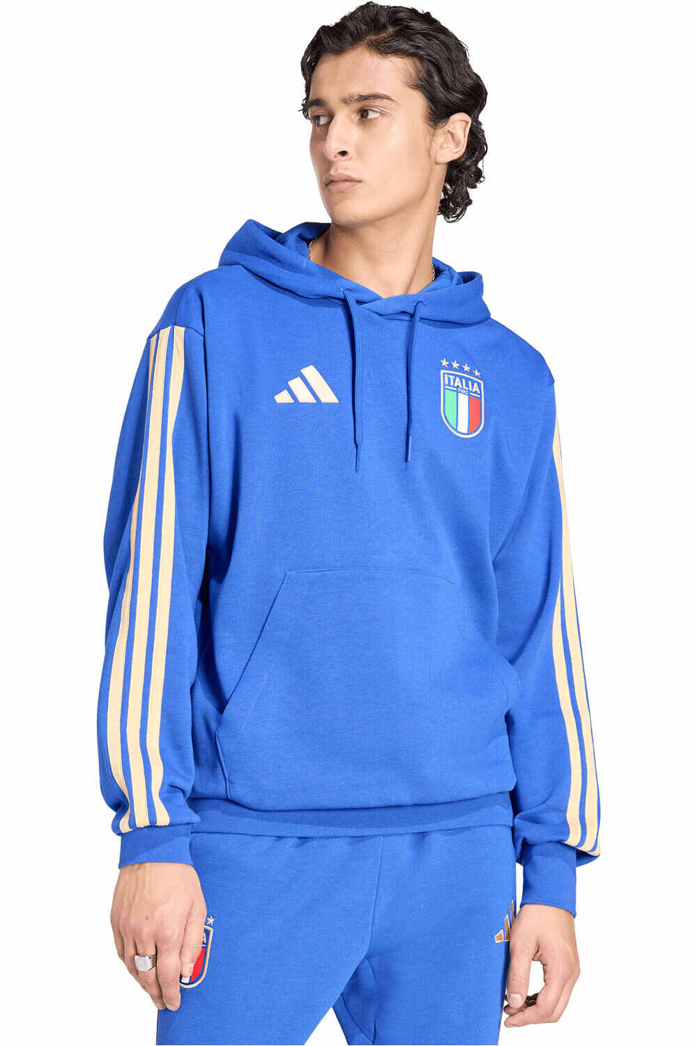 adidas sudadera entrenamiento fútbol ITALIA DNA vista frontal