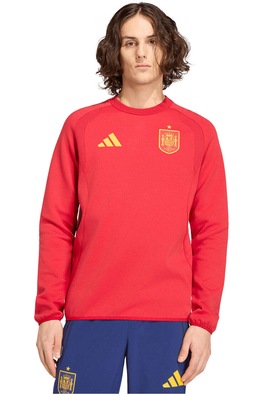 adidas sudadera entrenamiento fútbol JERSEY ESPAA TIRO TRAVEL vista frontal