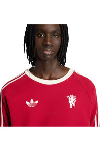 adidas sudadera entrenamiento fútbol MANCHESTER U ORIGINALS CREW vista detalle