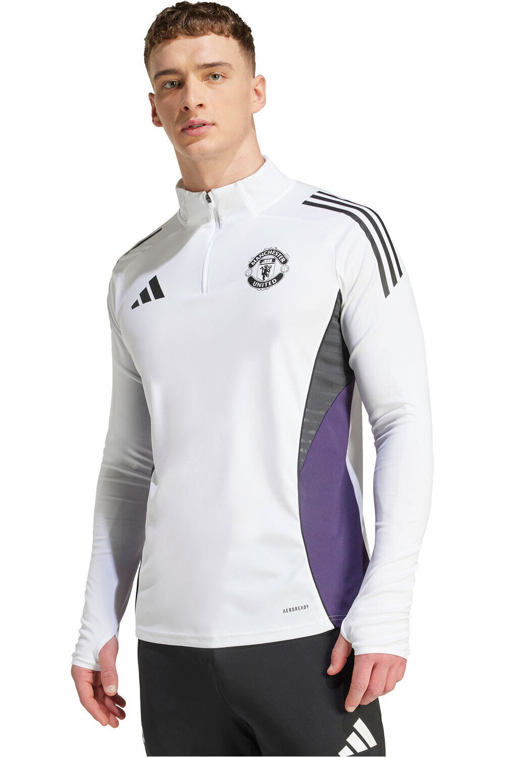 adidas sudadera entrenamiento fútbol MANCHESTER UNITED 25/26 COMPETITION vista frontal