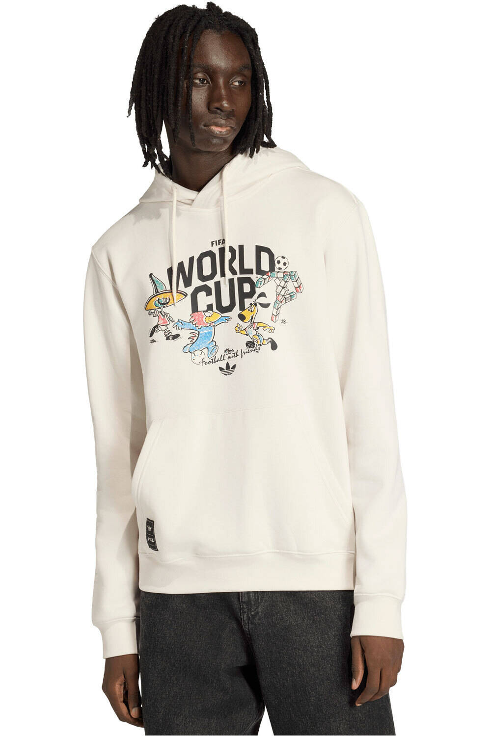 adidas sudadera entrenamiento fútbol MASCOTA COPA MUNDIAL DE LA FIFA 2026 vista frontal