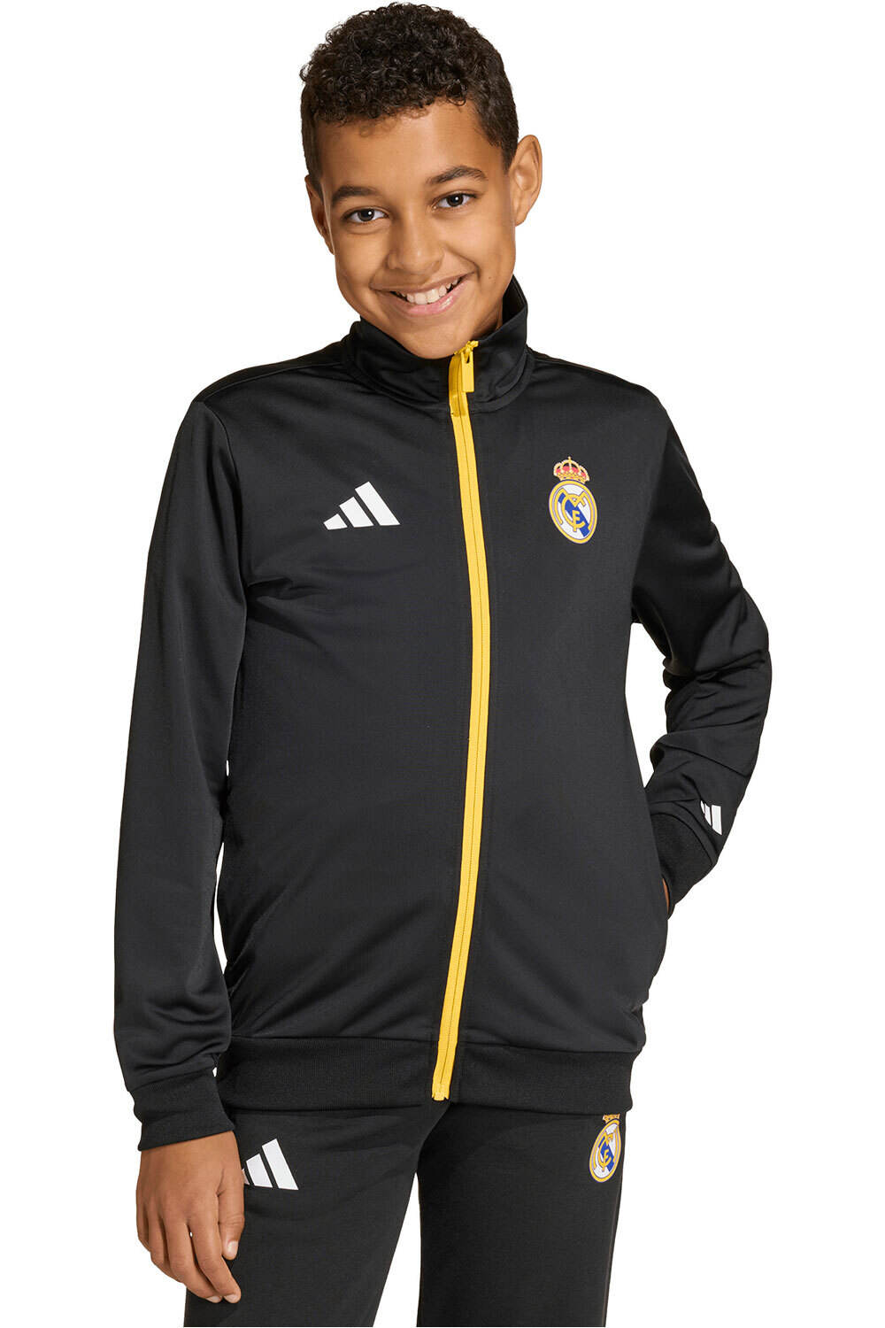adidas sudadera entrenamiento fútbol niño ADIDAS REAL MADRID AVENGERS vista frontal