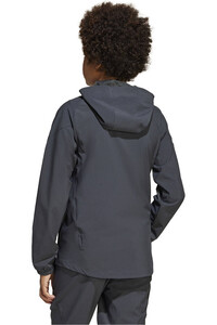 adidas sudadera entrenamiento fútbol niño AFC C VT JY vista trasera