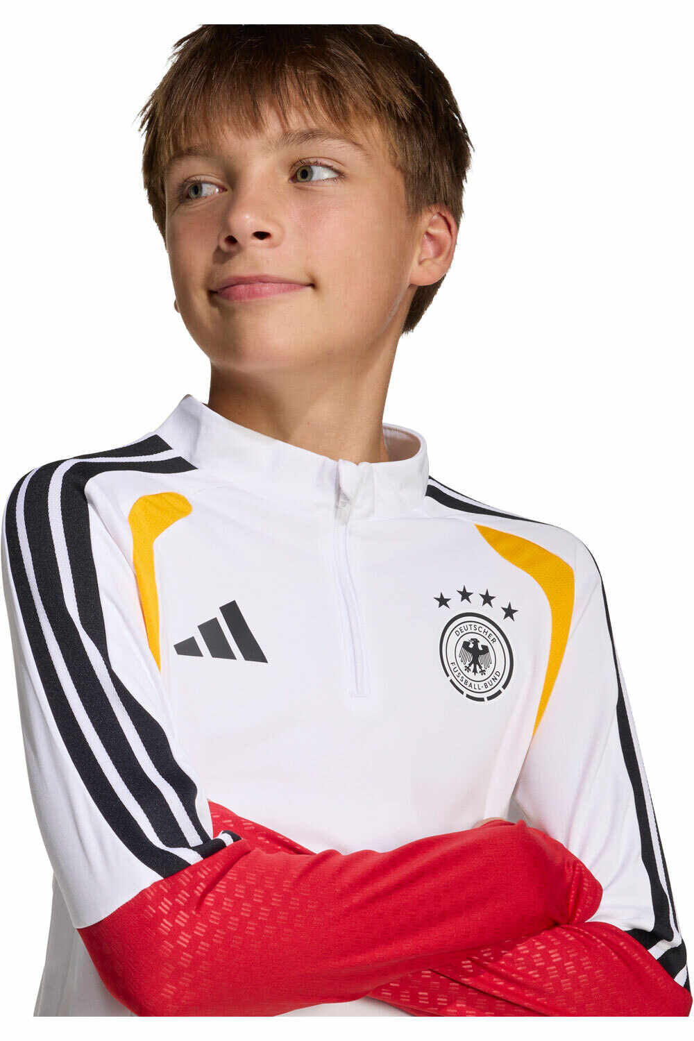adidas sudadera entrenamiento fútbol niño ENTRENAMIENTO ALEMANIA 26 TIRO vista detalle