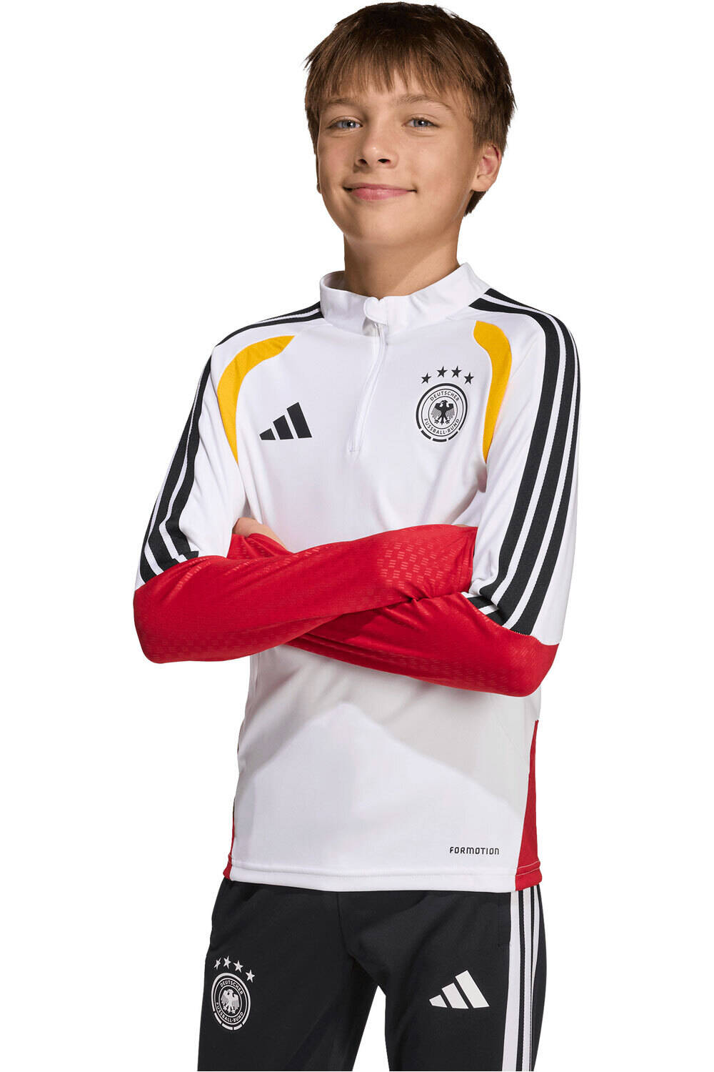 adidas sudadera entrenamiento fútbol niño ENTRENAMIENTO ALEMANIA 26 TIRO vista frontal