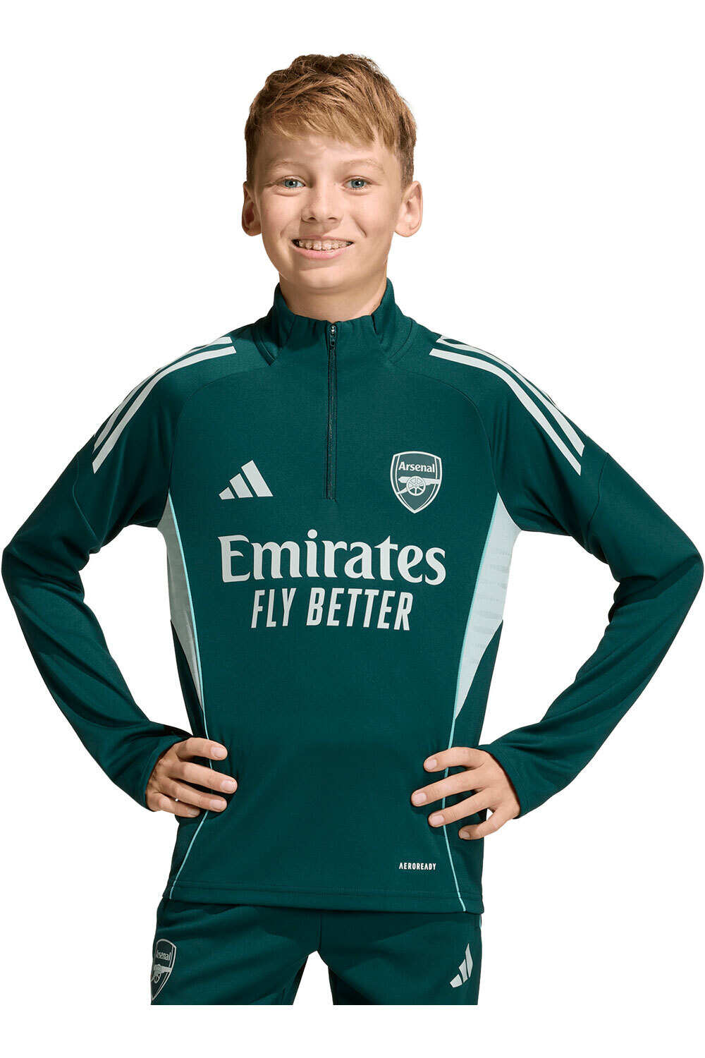 adidas sudadera entrenamiento fútbol niño ENTRENAMIENTO ARSENAL TIRO 25 COMPET vista frontal