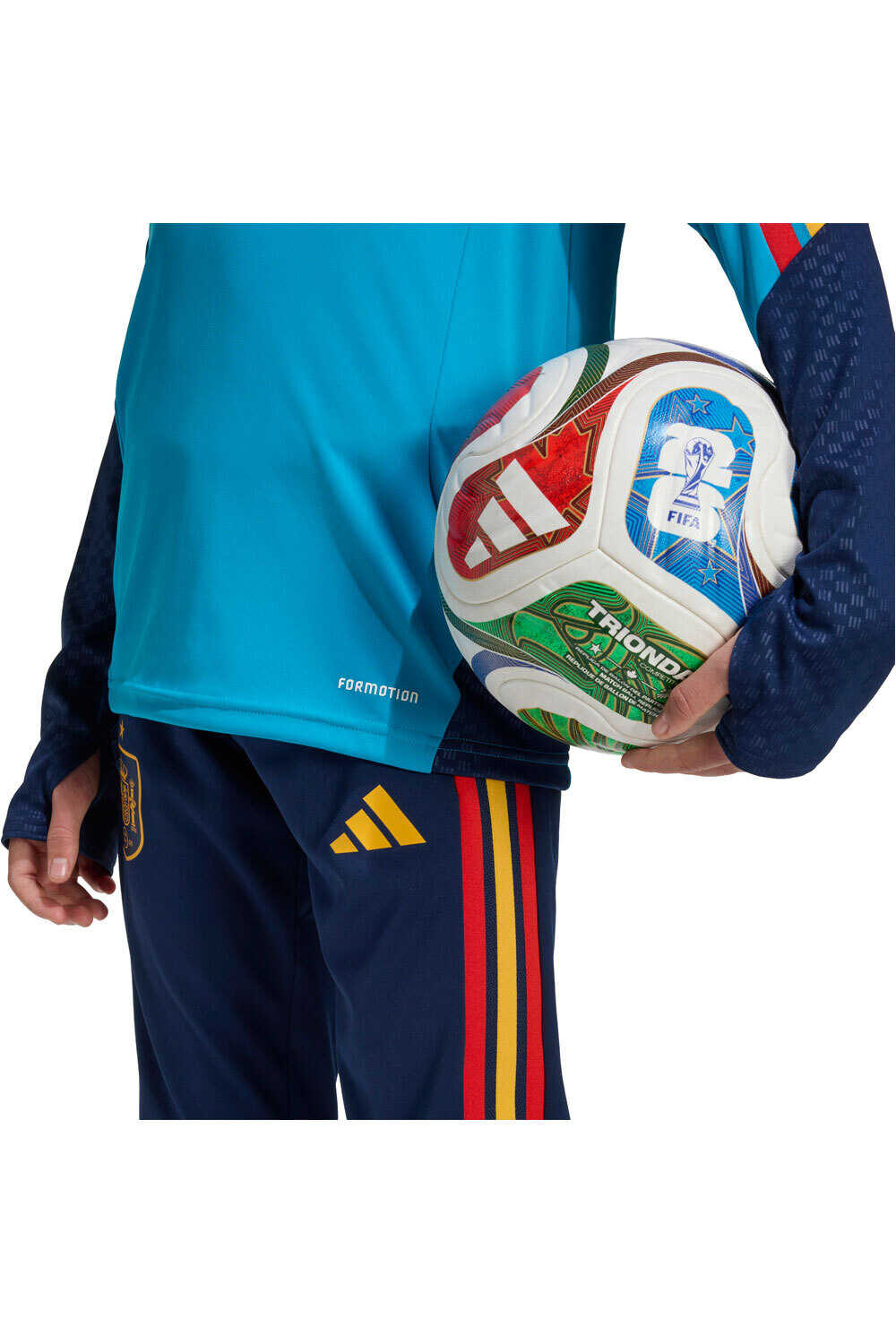 adidas sudadera entrenamiento fútbol niño ENTRENAMIENTO ESPAA 26 TIRO vista detalle