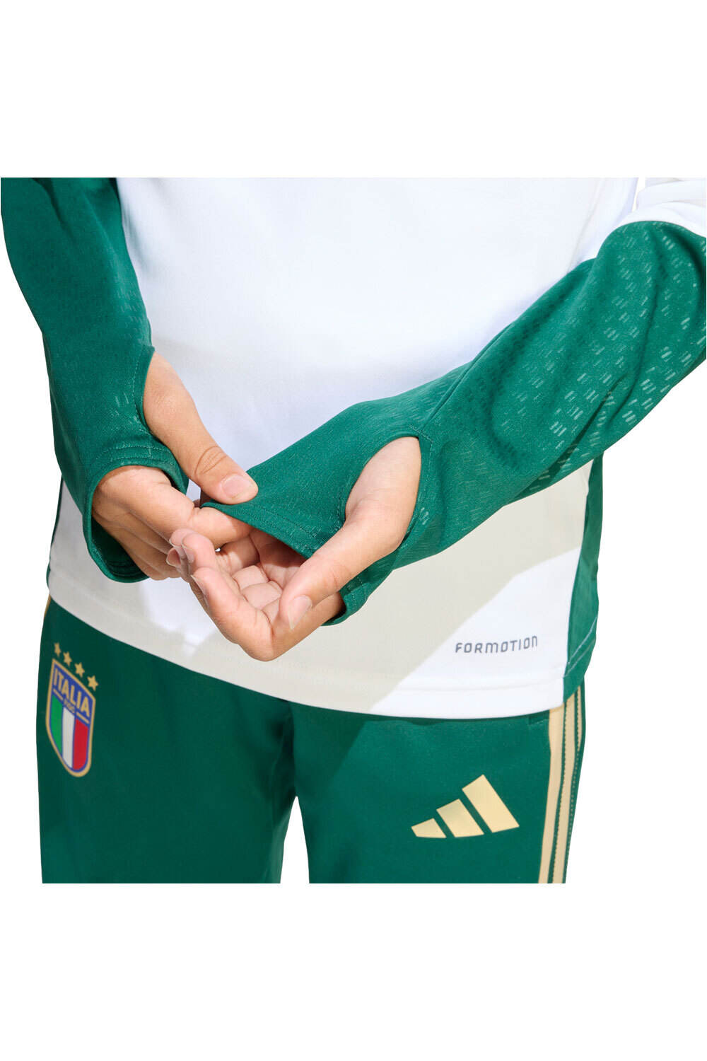 adidas sudadera entrenamiento fútbol niño ENTRENAMIENTO ITALIA 26 TIRO 03