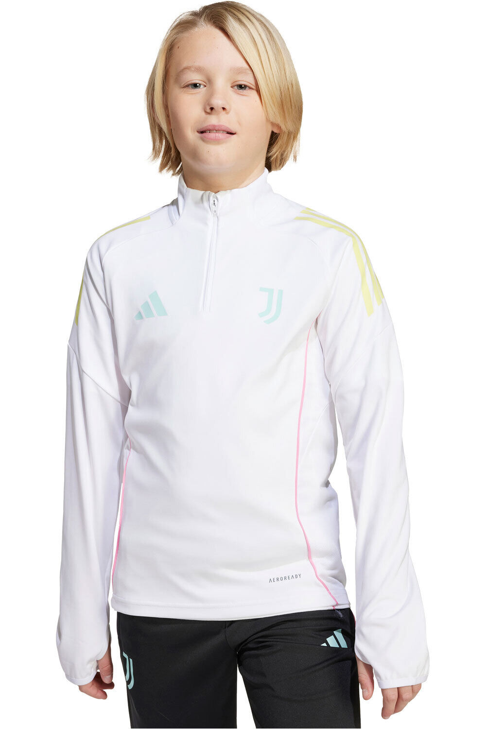 adidas sudadera entrenamiento fútbol niño ENTRENAMIENTO JUVENTUS TIRO 25 COMPET vista frontal