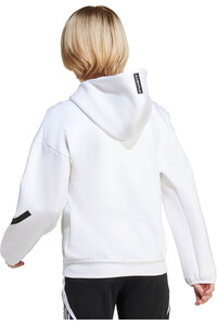 adidas sudadera entrenamiento fútbol niño HIMNO JUVENTUS ADIDAS Z.N.E. vista trasera