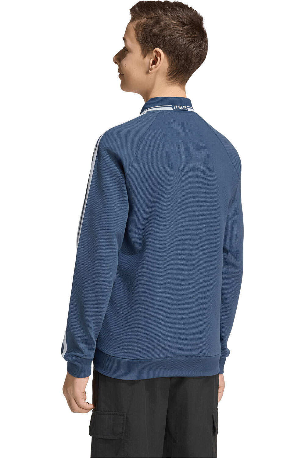 adidas sudadera entrenamiento fútbol niño HIMNO SEGUNDA EQUIPACIN ITALIA vista trasera
