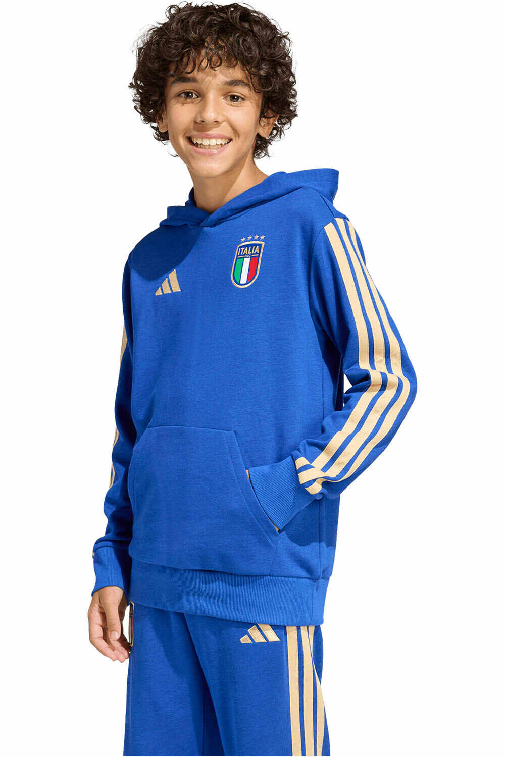 adidas sudadera entrenamiento fútbol niño ITALIA 26 KIDS HD vista frontal