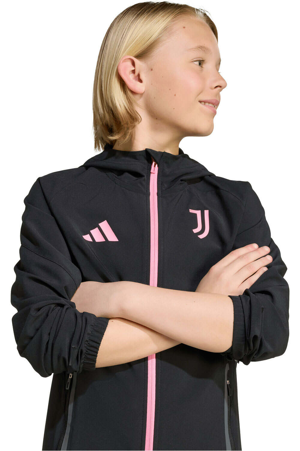 adidas sudadera entrenamiento fútbol niño JUVENTUS TIRO 25 COMPETITION vista detalle