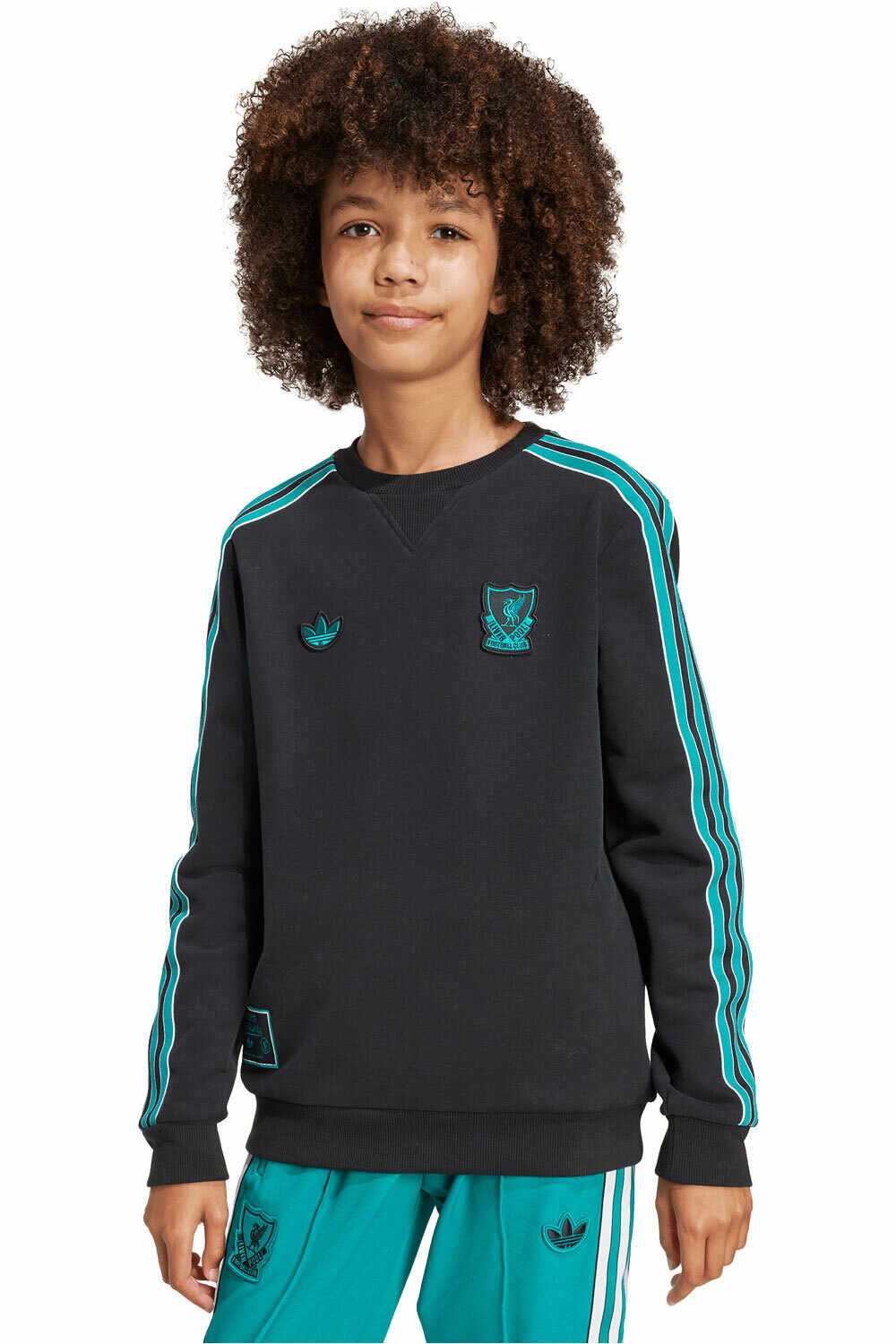 adidas sudadera entrenamiento fútbol niño LIVERPOOL FC TERRACE ICONS vista frontal