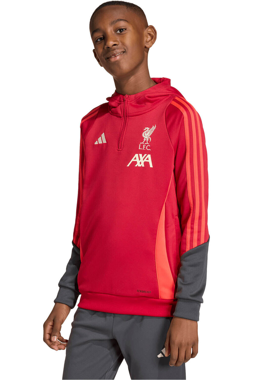 adidas sudadera entrenamiento fútbol niño LIVERPOOL FC TIRO 25 COMPETITION vista frontal