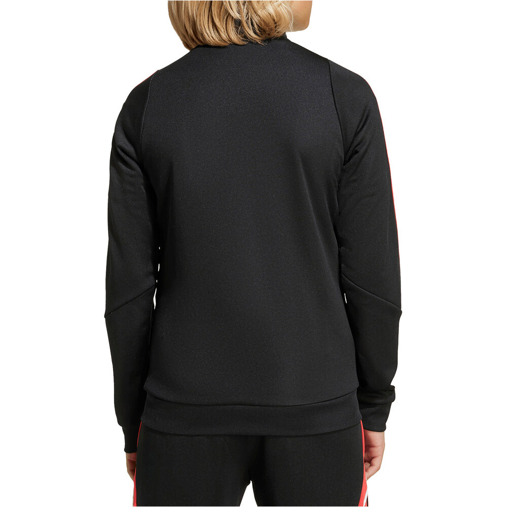 adidas sudadera entrenamiento fútbol niño MESSI JKT Y NERO vista trasera