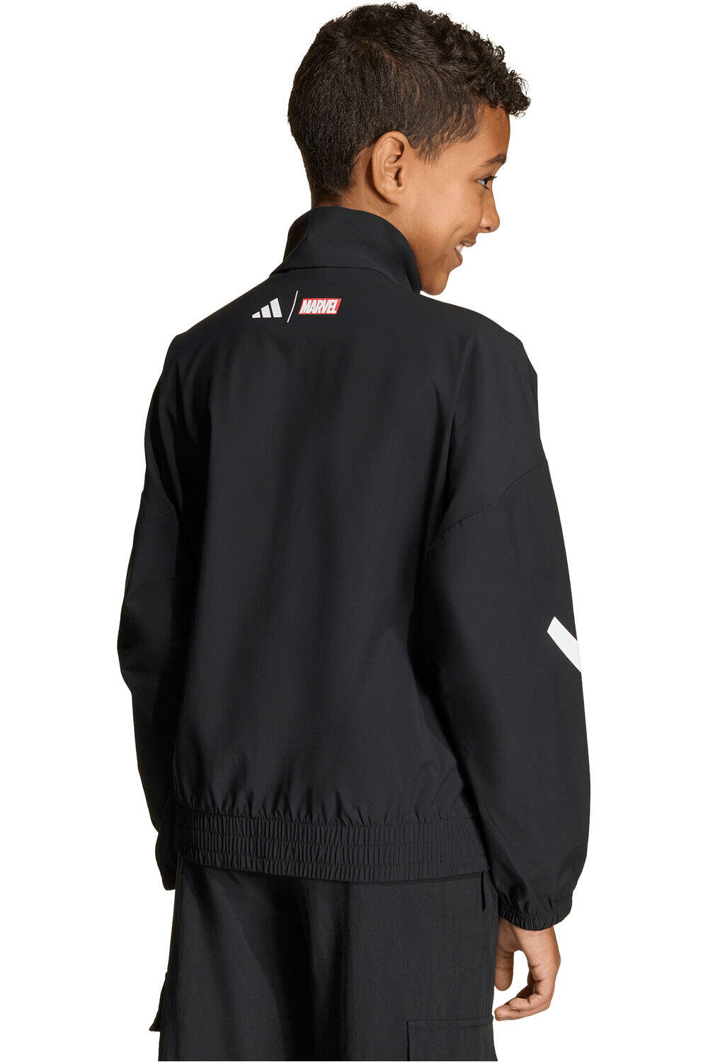 adidas sudadera entrenamiento fútbol niño REAL MADRID AVENGERS Z.N.E. ANTHEM vista trasera