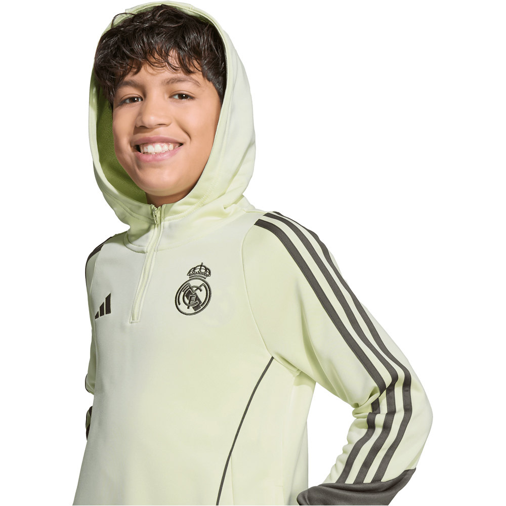 adidas sudadera entrenamiento fútbol niño R.MADRID 25 HOODY Y AMVE 03