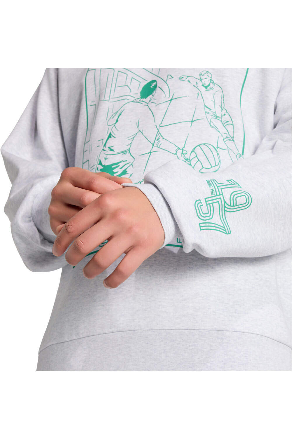 adidas sudadera entrenamiento fútbol REAL MADRID HERITAGE CREW 03